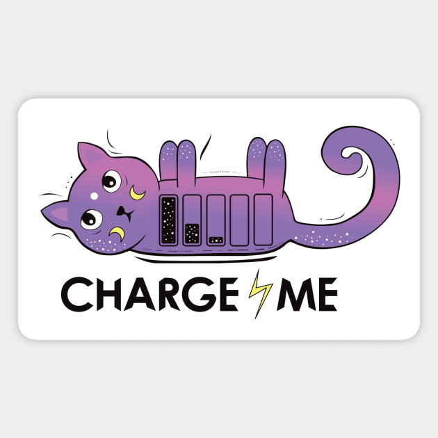 Charge me! Mobile cat Magnet by Agras